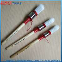 Round Brushes with Rope Wooden Handle Cleaning Paint Brushes