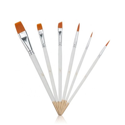 6 Pcs Halloween Makeup Body Paint Brushes Cosplay Art Schmink Face Painting Make Up Brush Set Tools Kit Cosmetic